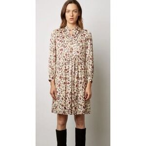 Gerard Darel Paris Jarry Floral 3/4 Sleeve Dress‎ Size 4 (L/XL)